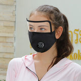 6-Pack Cotton Face Mask with Eye Shield and Carbon Filters