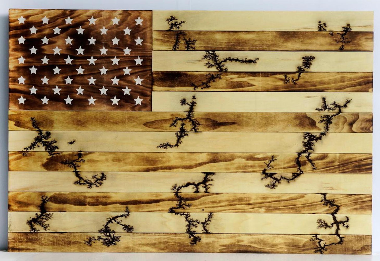 American flag wall art