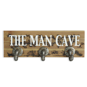 Man cave pipe hook wall art