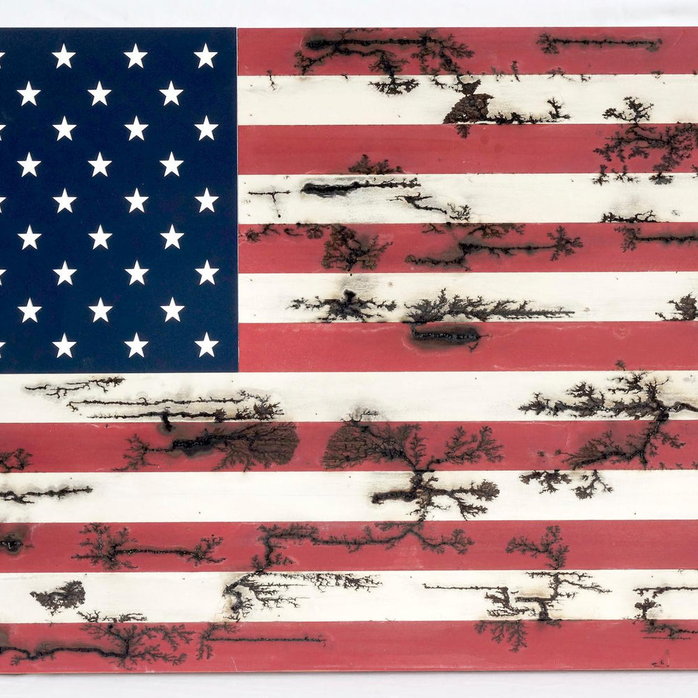 Americana flag wall art