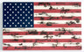 Americana flag wall art