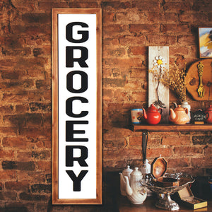 36" interchangeable and reversible kitchen fun door sign combo