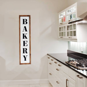 36" interchangeable and reversible kitchen fun door sign combo