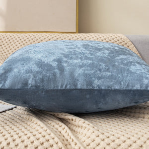 Set of 2  Velvet Home Decoration Throw Pillows (With 450g Inserts) size 18"x18"