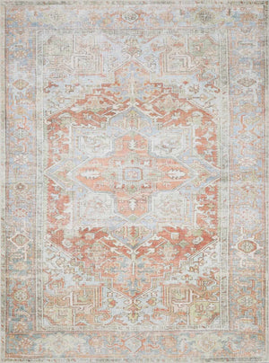 Rust Maayon Washable Rug