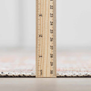 Rust Maayon Washable Rug