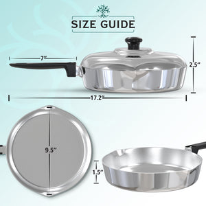 10 Inch Sauté Pan with Lid