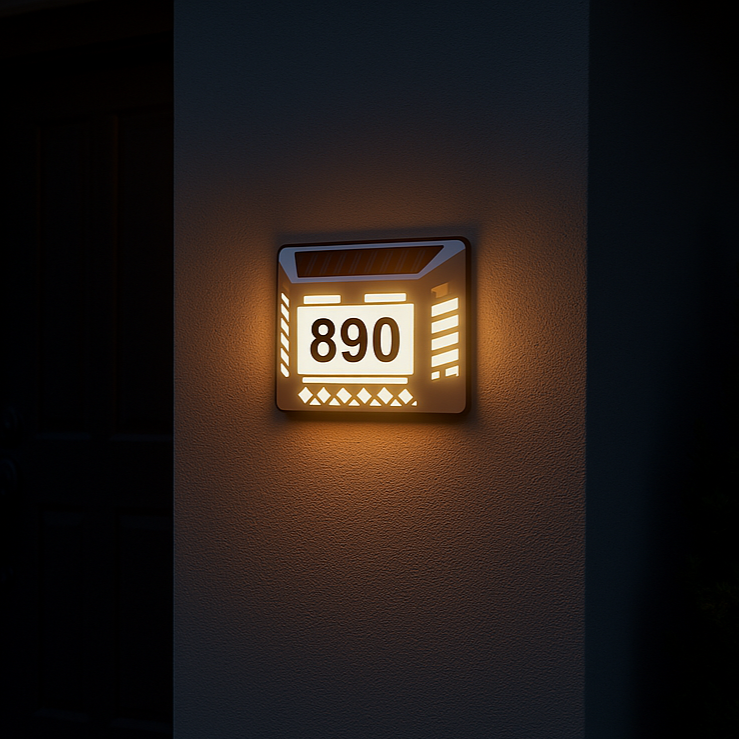 Solar-LED-Address-Sign-–-Waterproof-House-Number-Plaque,-Customizable-Numbers-&-Letters,-Auto-Dusk-to-Dawn-Light,-8.1-x-6.9-Inches-