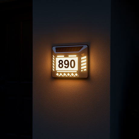Solar-LED-Address-Sign-–-Waterproof-House-Number-Plaque,-Customizable-Numbers-&-Letters,-Auto-Dusk-to-Dawn-Light,-8.1-x-6.9-Inches-