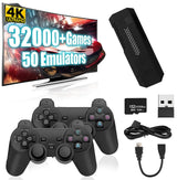 Retro 4K HDMI Game Stick – 30K+ Games with 2 Wireless Controllers
