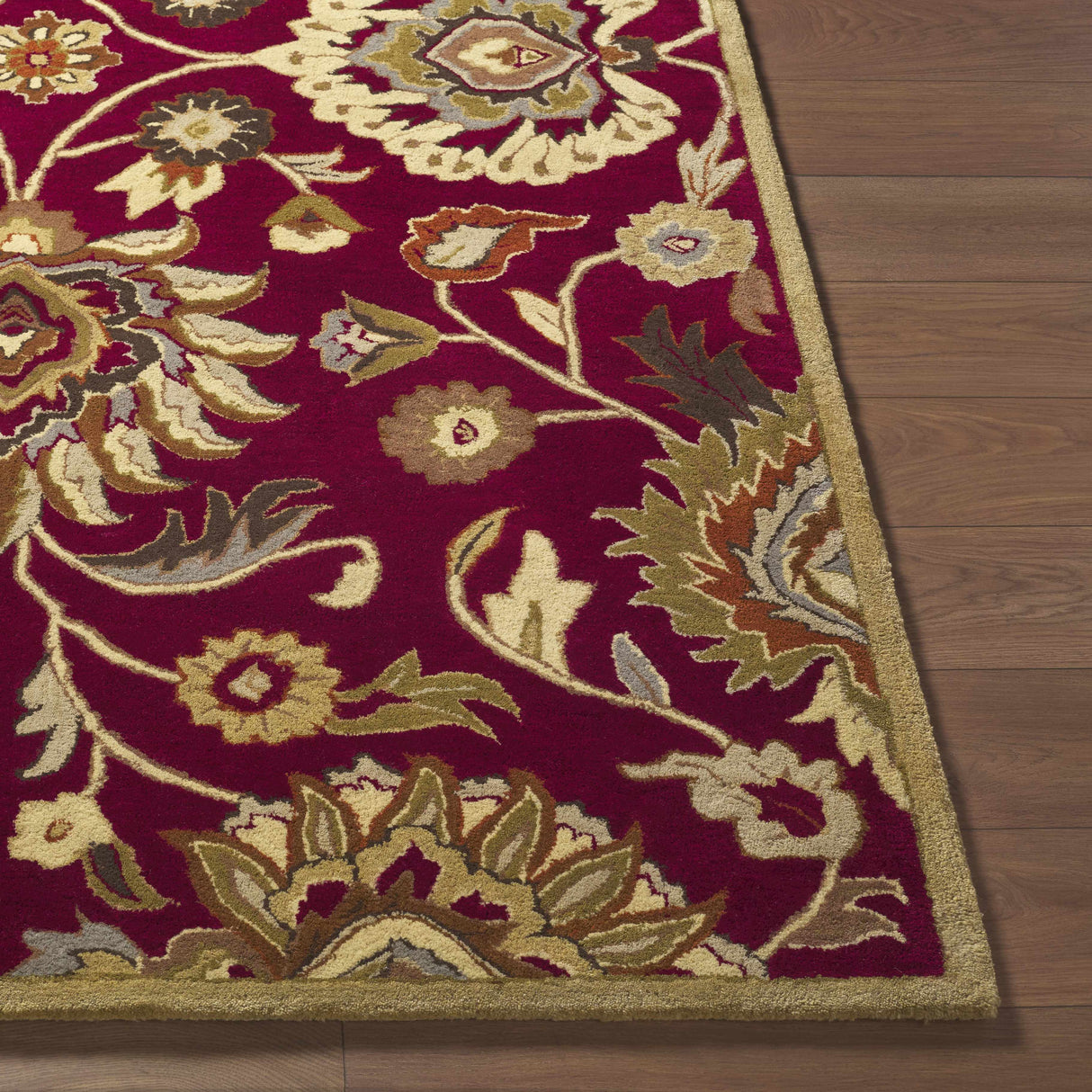 Conesus Red 1061 Hand Tufted Wool Rug