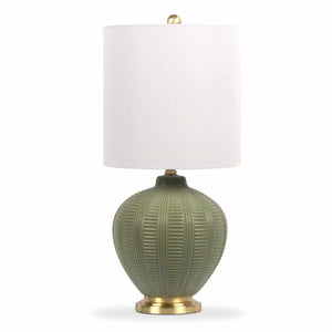McMurray Green Textured Table Lamp