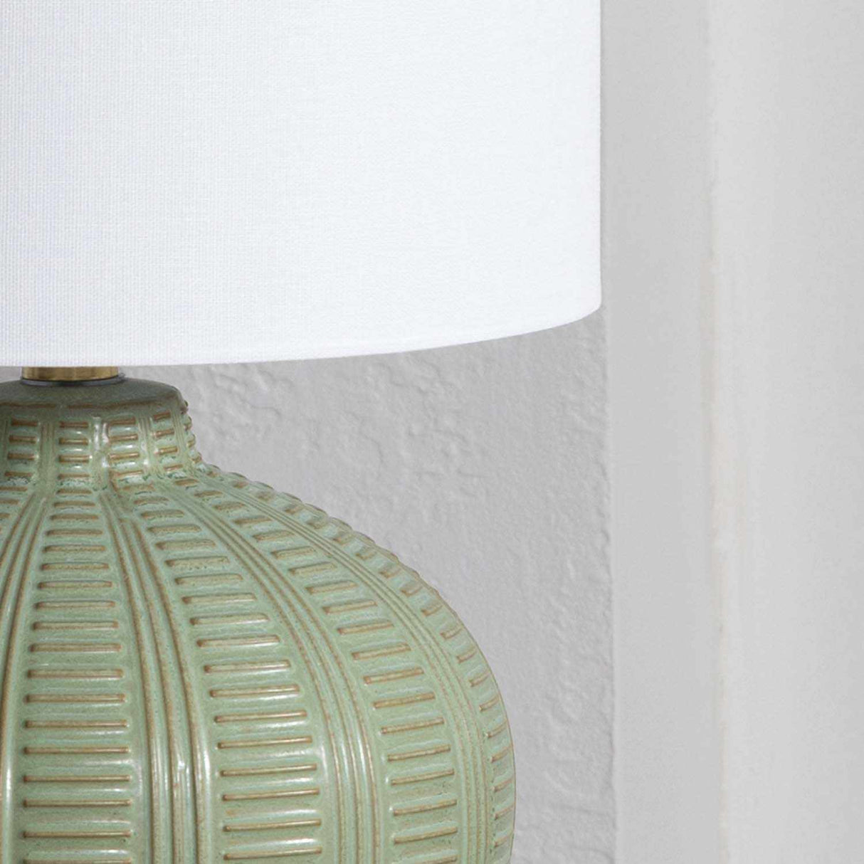McMurray Green Textured Table Lamp