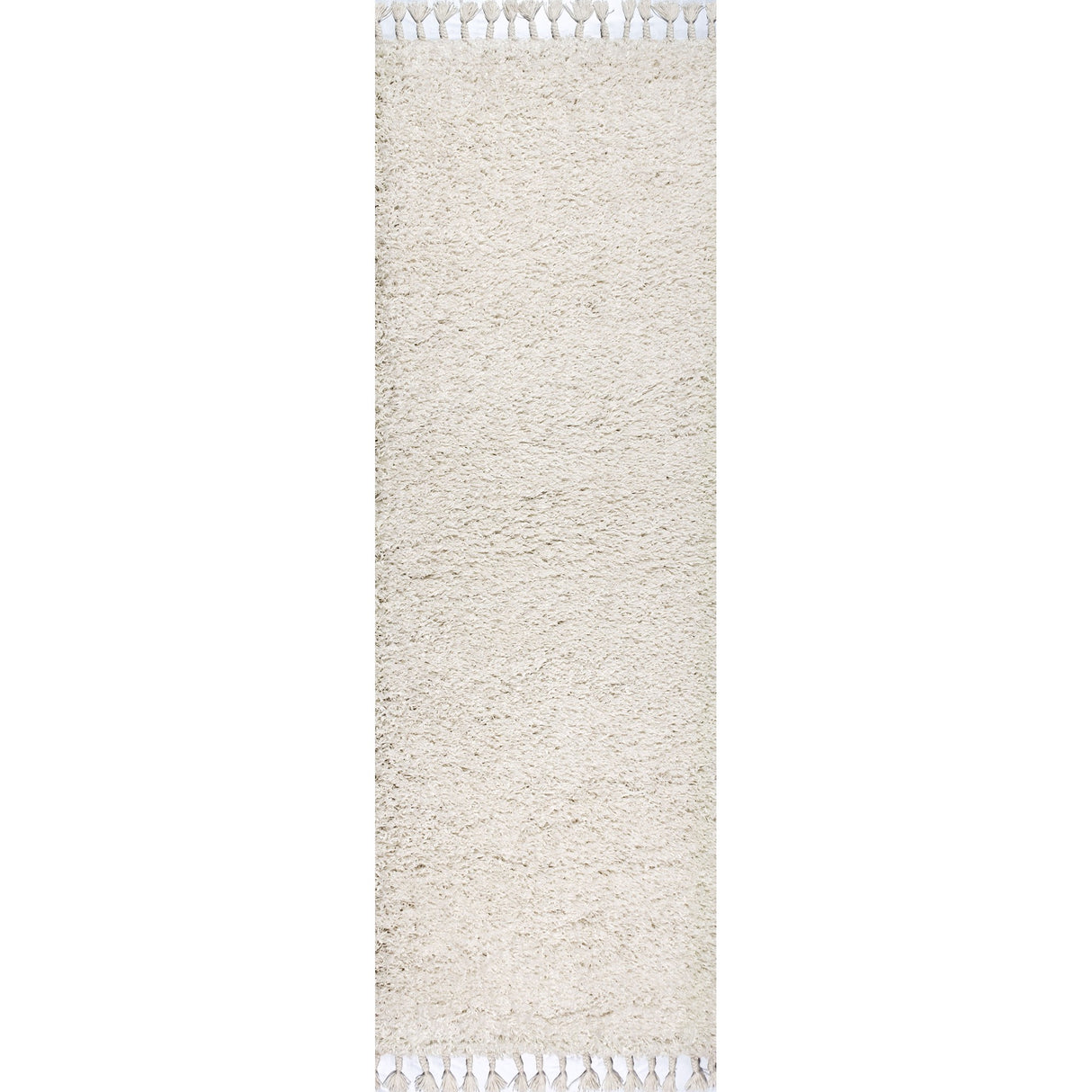 Mercer Shag Plush Tassel Runner Rug