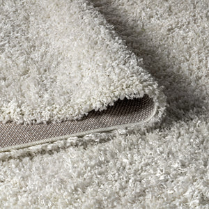 Mercer Shag Plush Tassel Area Rug 3x5 Charcoal