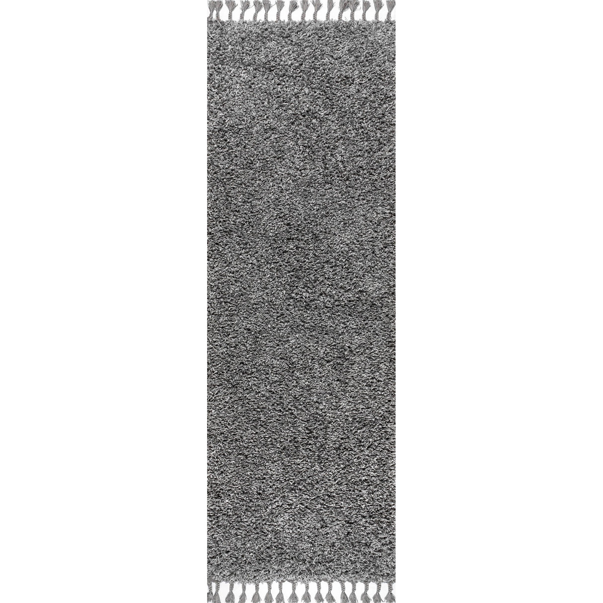 Mercer Shag Plush Tassel Runner Rug