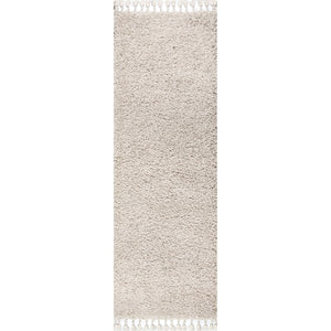 Mercer Shag Plush Tassel Runner Rug