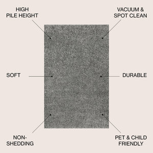 Mercer Shag Plush Area Rug