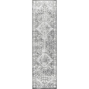 Modern Persian Vintage Medallion Runner Rug