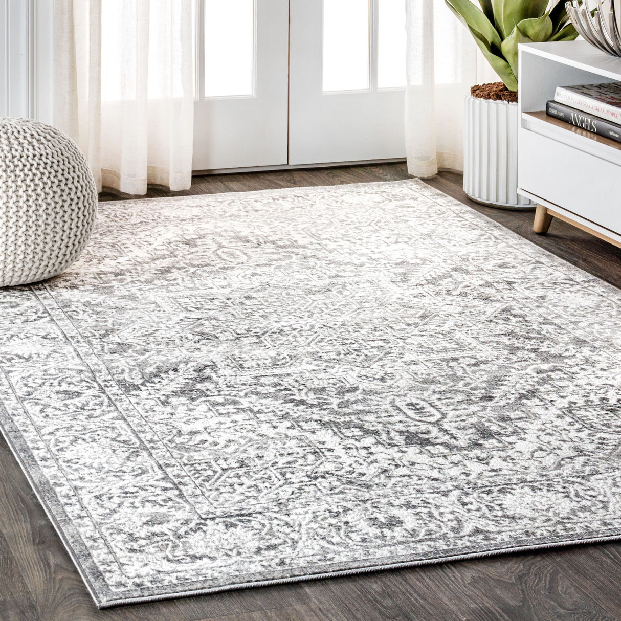 Modern-Persian-Vintage-Medallion-Area-Rug-Area-Rugs