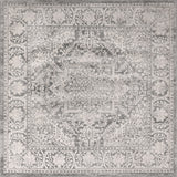 Modern Persian Vintage Medallion Square Area Rug