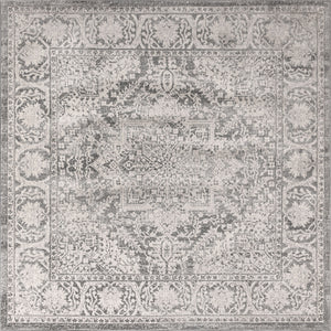 Modern Persian Vintage Medallion Square Area Rug