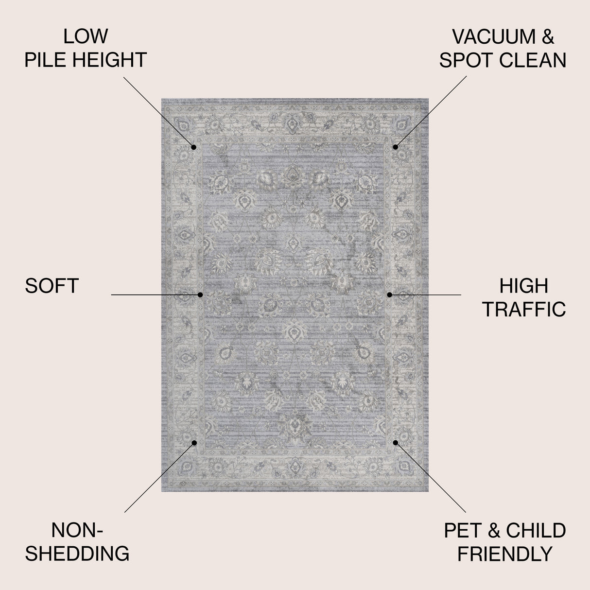 Modern Persian Vintage Moroccan Traditional  Area Rug