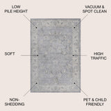 Modern Persian Vintage Moroccan Traditional  Area Rug