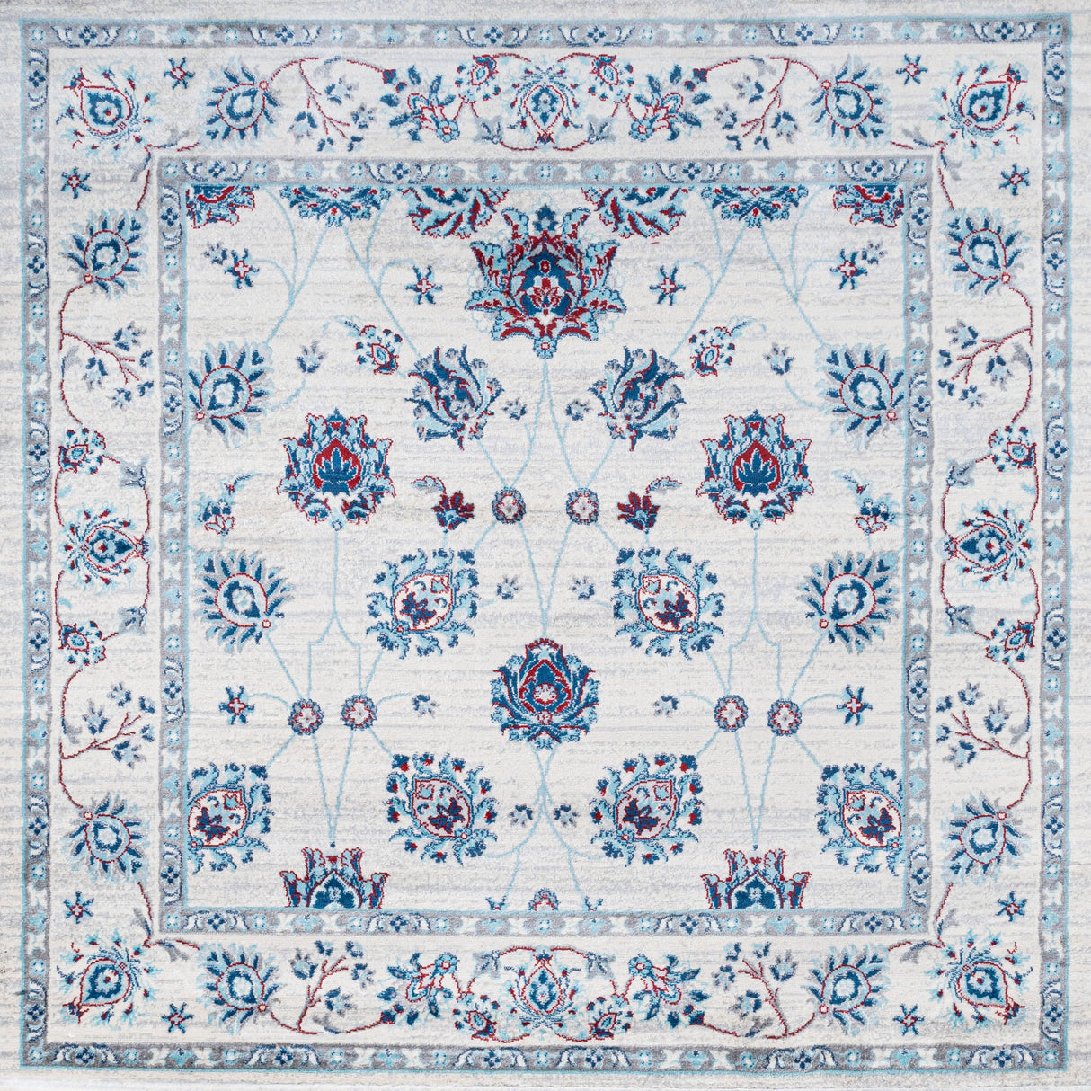 Modern Persian Vintage Moroccan Traditional Square Area Rug