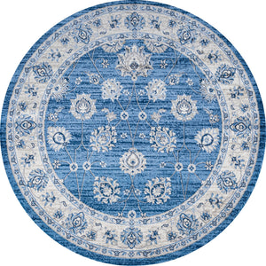 Modern Persian Vintage Moroccan Traditional Round Area Rug