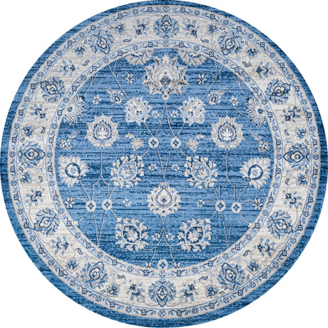 Modern Persian Vintage Moroccan Traditional Round Area Rug