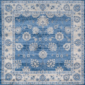 Modern Persian Vintage Moroccan Traditional Square Area Rug