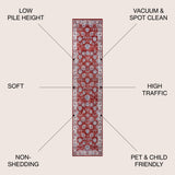 Modern Persian Vintage Moroccan Traditional Runner Rug