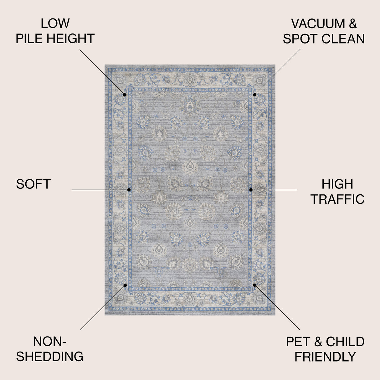 Modern Persian Vintage Moroccan Traditional  Area Rug