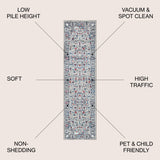 Modern Persian Vintage Medallion Runner Rug