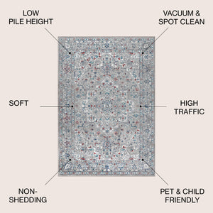 Modern Persian Vintage Medallion Runner Rug