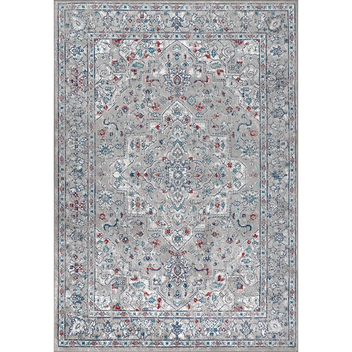 Modern Persian Vintage Medallion Runner Rug