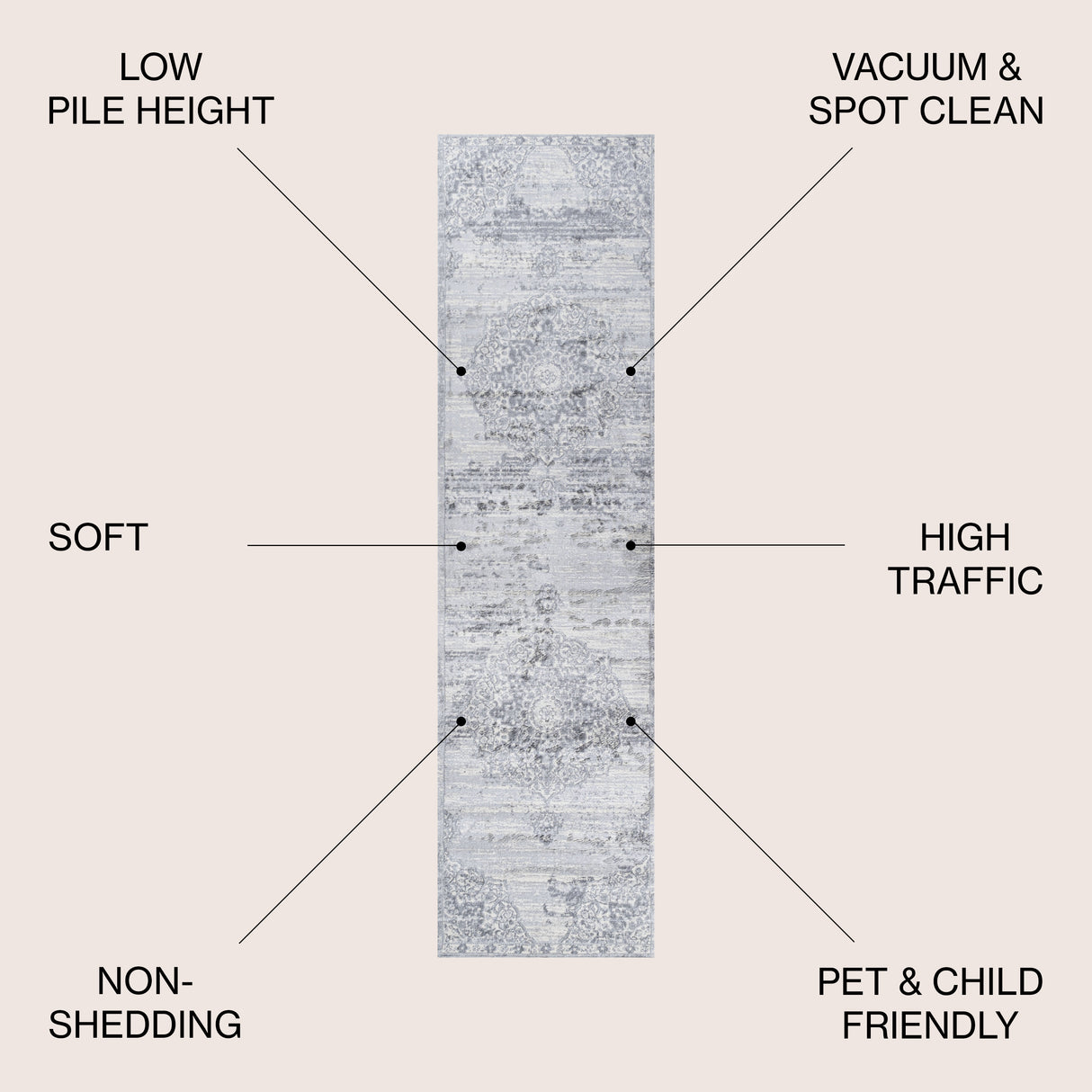 Modern Persian Vintage Moroccan Medallion Runner Rug