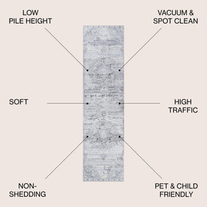 Modern Persian Vintage Moroccan Medallion Runner Rug