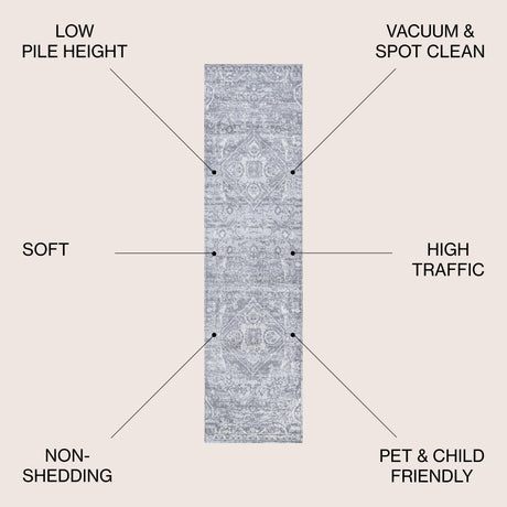 Modern Persian Vintage Runner Rug