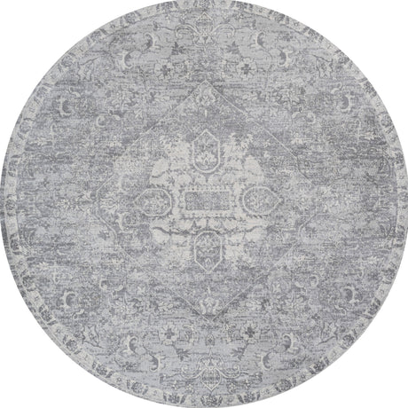 Modern Persian Vintage Round Area Rug
