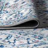 Modern Vintage Medallion Square Area Rug