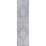 Modern Vintage Medallion Runner Rug