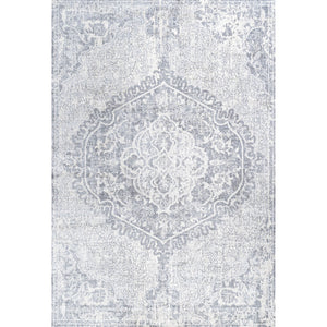 Modern Vintage Medallion Area Rug