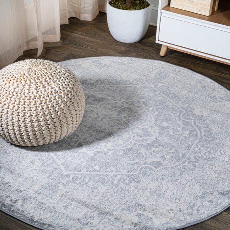Modern-Vintage-Medallion-Round-Area-Rug-Area-Rugs