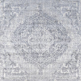 Modern Vintage Medallion Square Area Rug