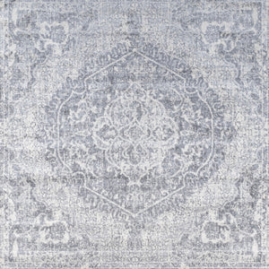 Modern Vintage Medallion Square Area Rug