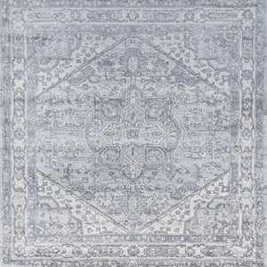 Persian Vintage Medallion Square Area Rug