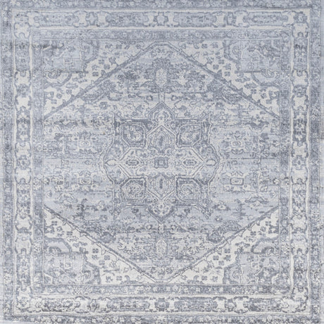 Persian Vintage Medallion Square Area Rug