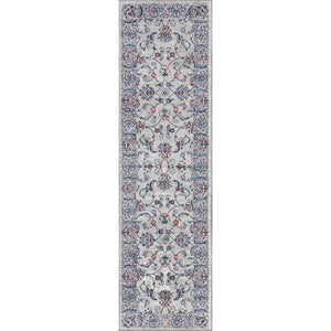 Gray Modern Persian Vintage Runner Rug